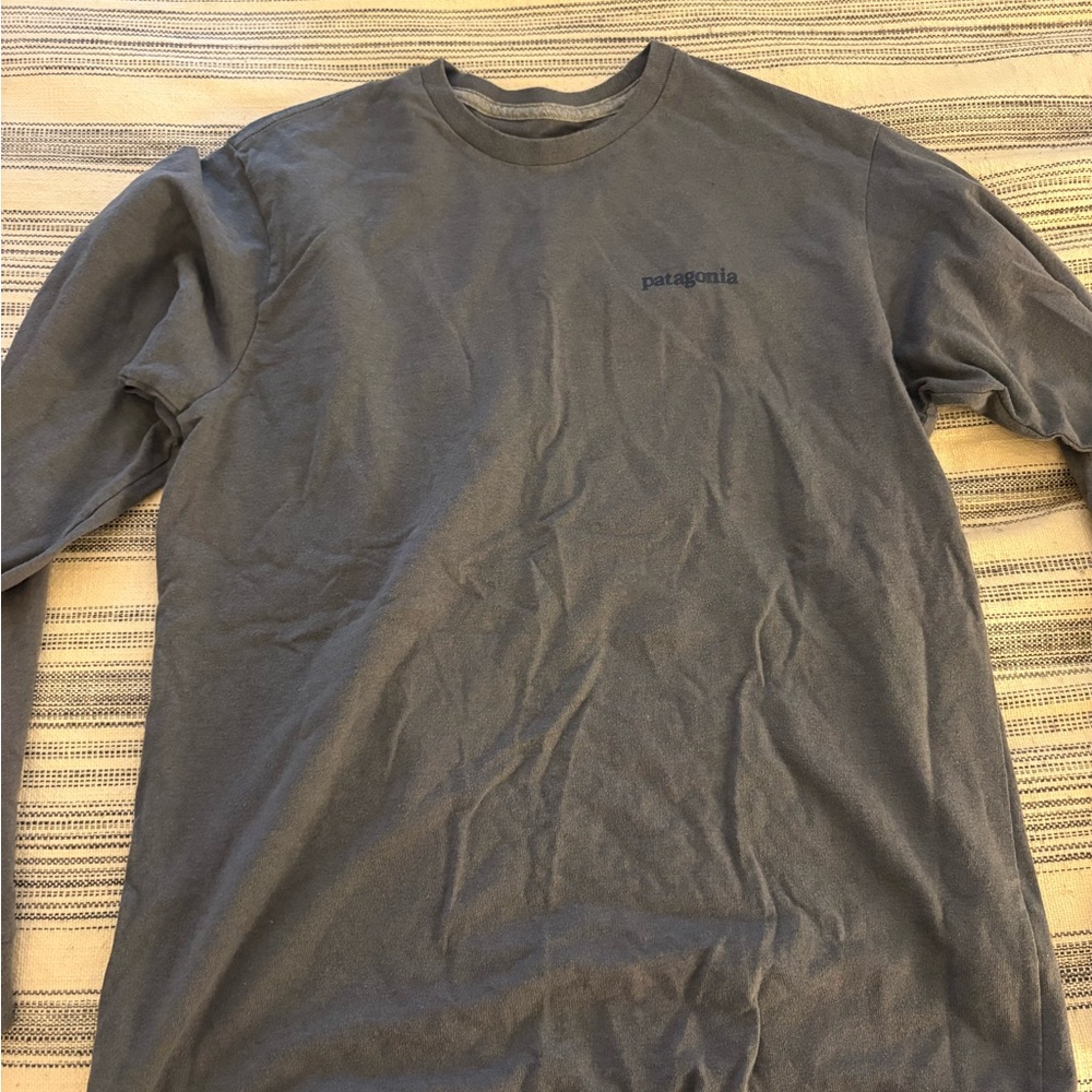 Patagonia Men's Blue Long Sleeve Tee